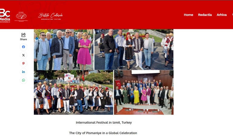 İzmit’te Kültürel Buluşmanın Parlak Yüzü: Folklor ve Halklar Arası Dostluk Sahnesi