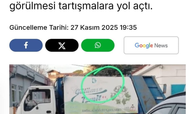 İzmit Belediyesi Çöp Aracı İddialarını Yalanladı