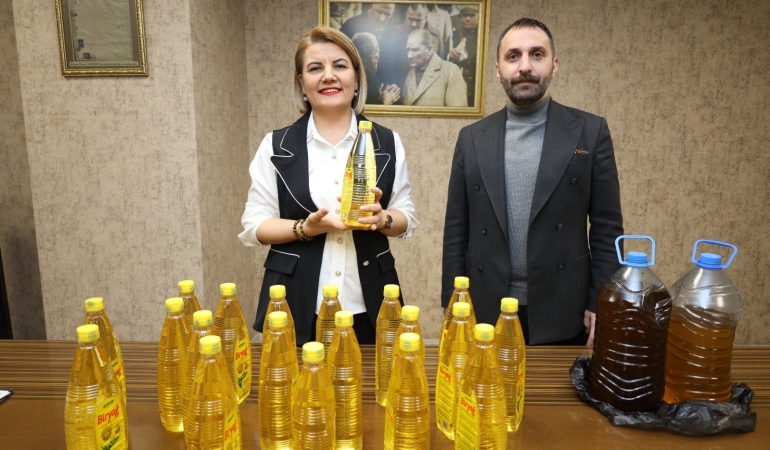 İzmit’te 5 litre atık yağ getirenlere 1 litre temiz yağ verilecek