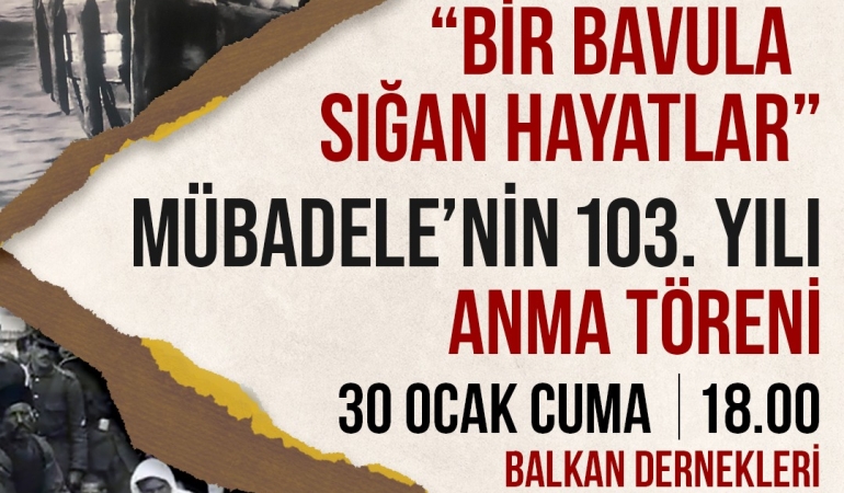 İzmit’te Mübadele’nin 103. yılı anma programı