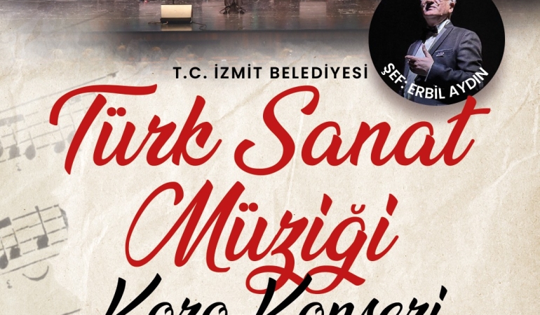 İzmit’te Türk Sanat Müziği konseri 2 Nisan’da