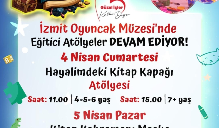 Oyuncak Müzesi’nde Kütüphane Haftası atölyeleri