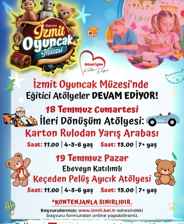Izmit-Oyuncak-Muzesinde-Hafta-Sonu-Atolyeleri-Devam-Ediyor-featured