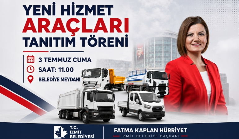 İzmit araç filosu büyüyor: Yeni araçlar 3 Temmuz’da tanıtılacak